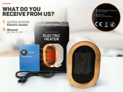 Vulpes Goods elektrische kachel - 1200 Watt