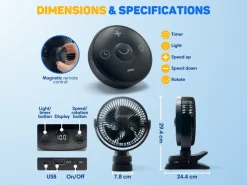 Vulpes Goods MAX USB tafelventilator