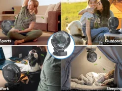 Vulpes Goods Mini USBventilator met afstandsbediening