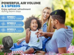 Vulpes Goods Mini USBventilator met afstandsbediening