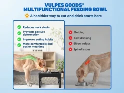 Vulpes Goods voerbak met standaard