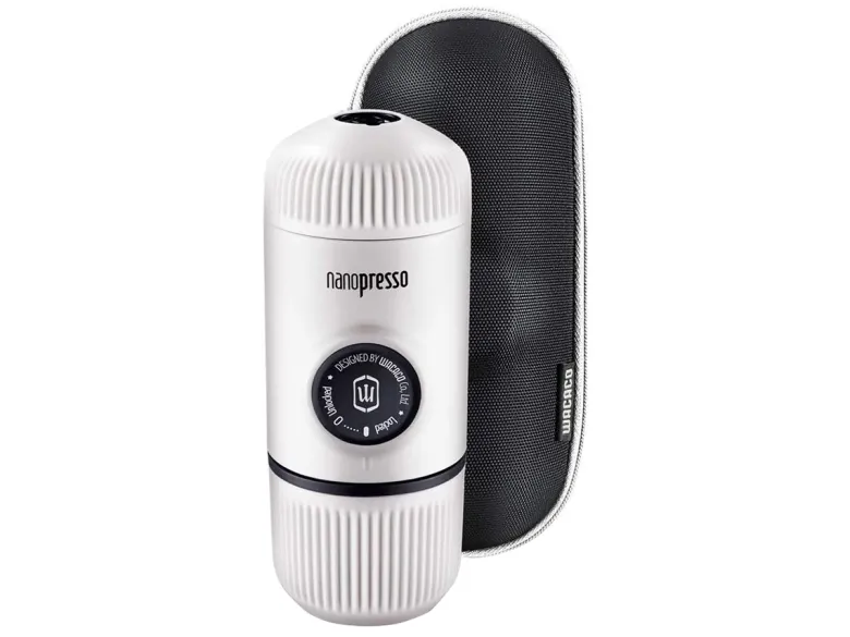 Wacaco Nanopresso draagbare espressomachine met hoes - White