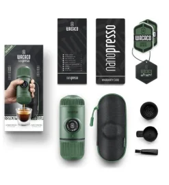 Wacaco Nanopresso draagbare espressomachine met hoes - Green