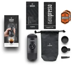 Wacaco Nanopresso draagbare espressomachine met hoes - Black