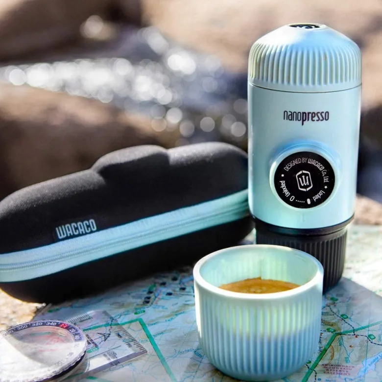 Wacaco Nanopresso draagbare espressomachine met hoes - Blue