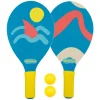 Waimea Beach Tennis Set - Blue/Yellow