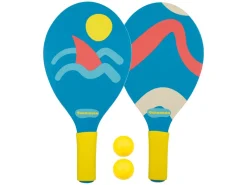 Waimea Beach Tennis Set - Blue/Yellow