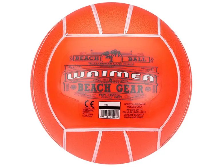 Waimea 21 cm PVC strandbal - Orange
