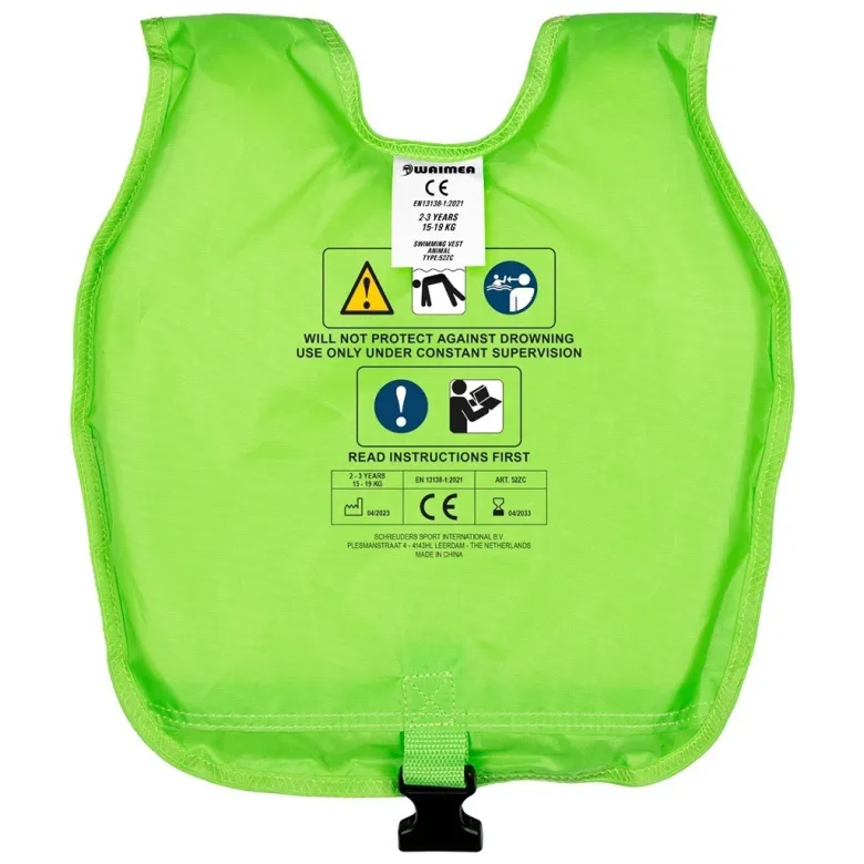 Waimea 2-3 jaar kinder zwemvest - Green
