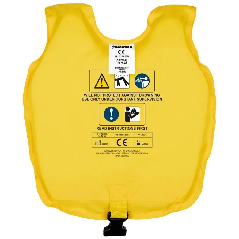Waimea 2-3 jaar kinder zwemvest - Yellow