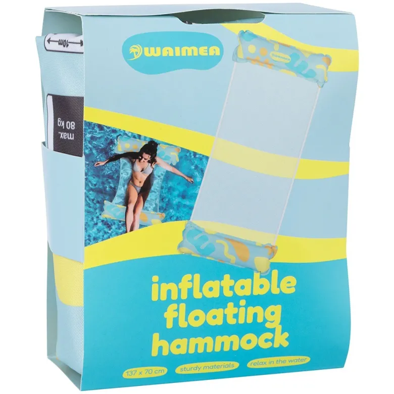 Waimea Opblaasbare waterhangmat - Blue