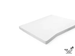 Walra Hefbed/Dwarsbed waterdichte matrasbeschermer - White