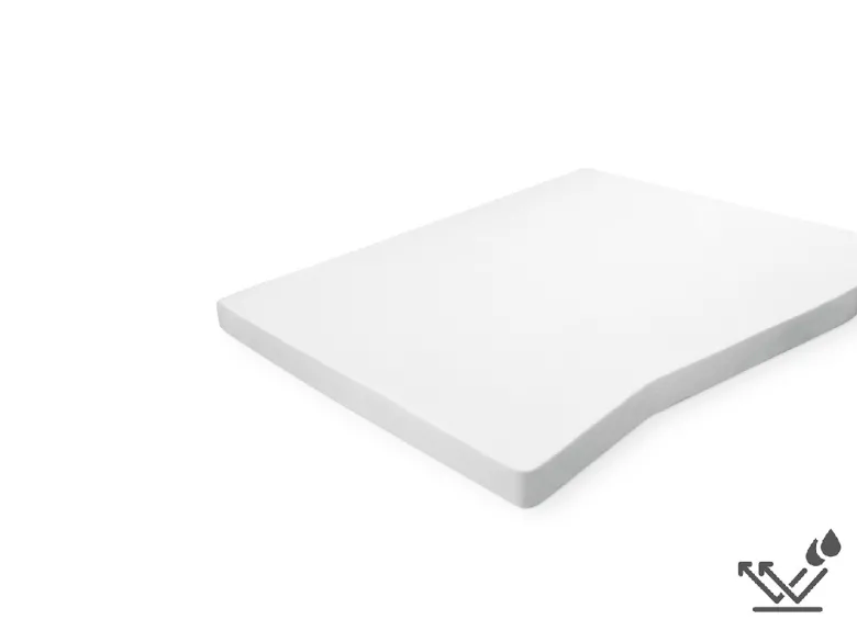 Walra Hefbed/Dwarsbed waterdichte matrasbeschermer - White