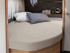Walra Jersey Frans bed rechts hoeslaken - Sand