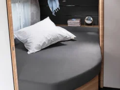 Walra Jersey Frans bed rechts hoeslaken - Anthracite