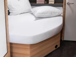 Walra Jersey Frans bed rechts hoeslaken - White