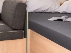 Walra Jersey Hefbed/Dwarsbed hoeslaken - Anthracite