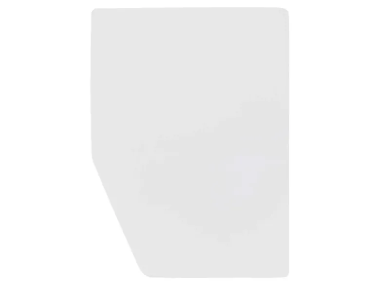 Walra Molton Frans bed links matrasbeschermer - White