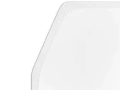 Walra Molton Frans bed links matrasbeschermer - White