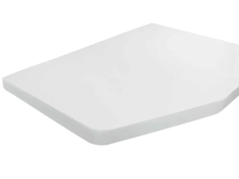 Walra Molton Frans bed rechts matrasbeschermer - White