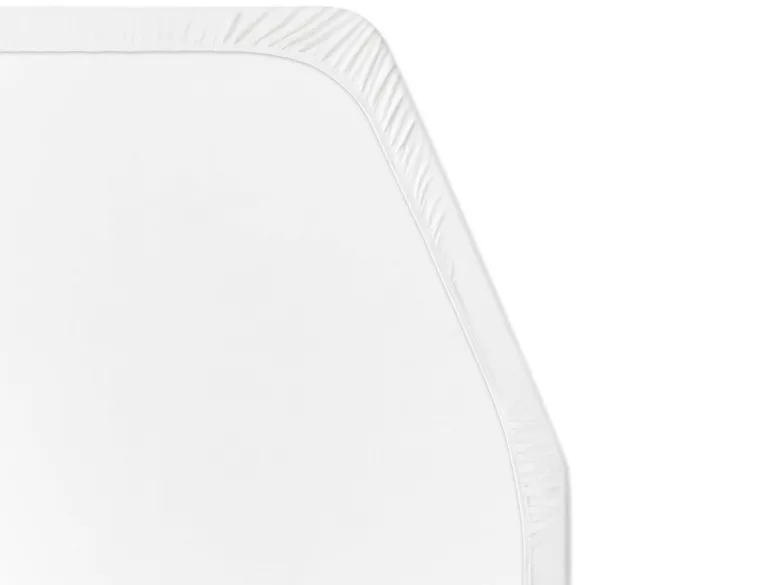 Walra Molton Frans bed rechts matrasbeschermer - White