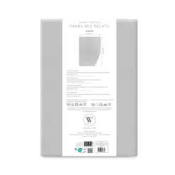Walra Multifit Frans bed rechts hoeslaken - Grey
