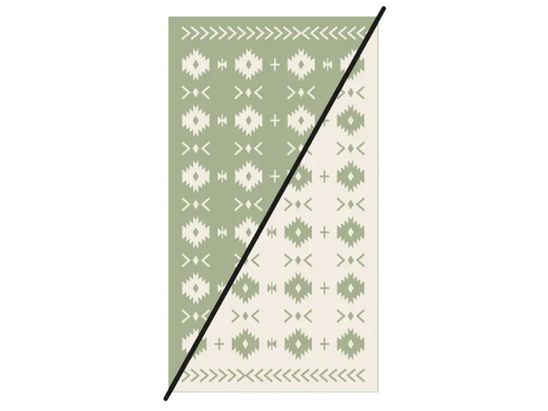 Wander Wonder Patio Mat Bohemian Sage Green 270 x 200 cm tenttapijt