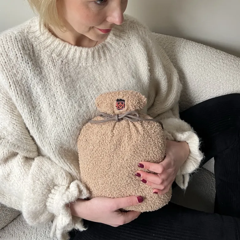 Warmpi Buddy elektrische infrarood kruik - Teddy Beige