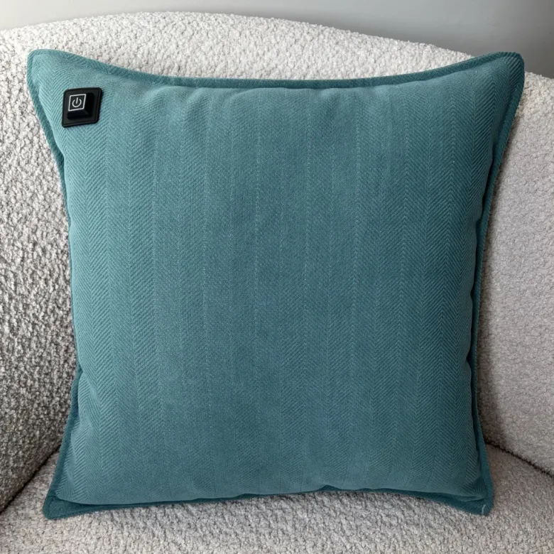 Warmpi Chenille warmtekussen - Turquoise