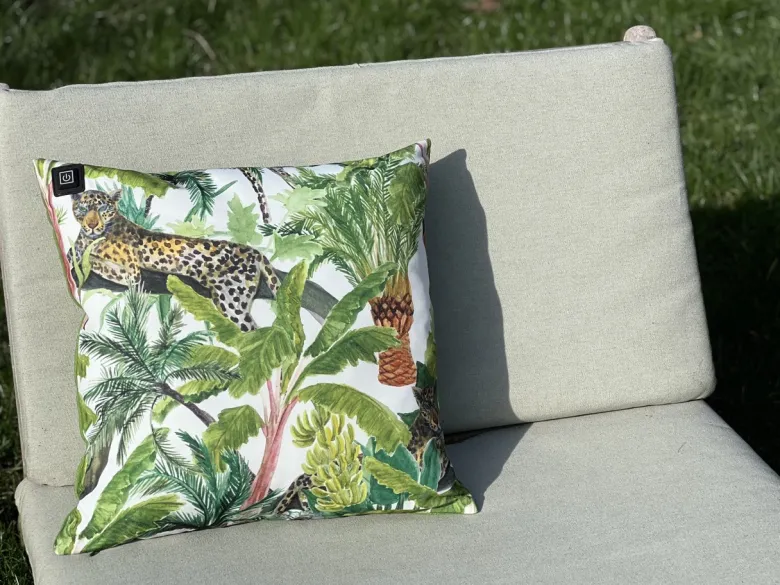 Warmpi draadloos verwarmd sierkussen - Cheeta