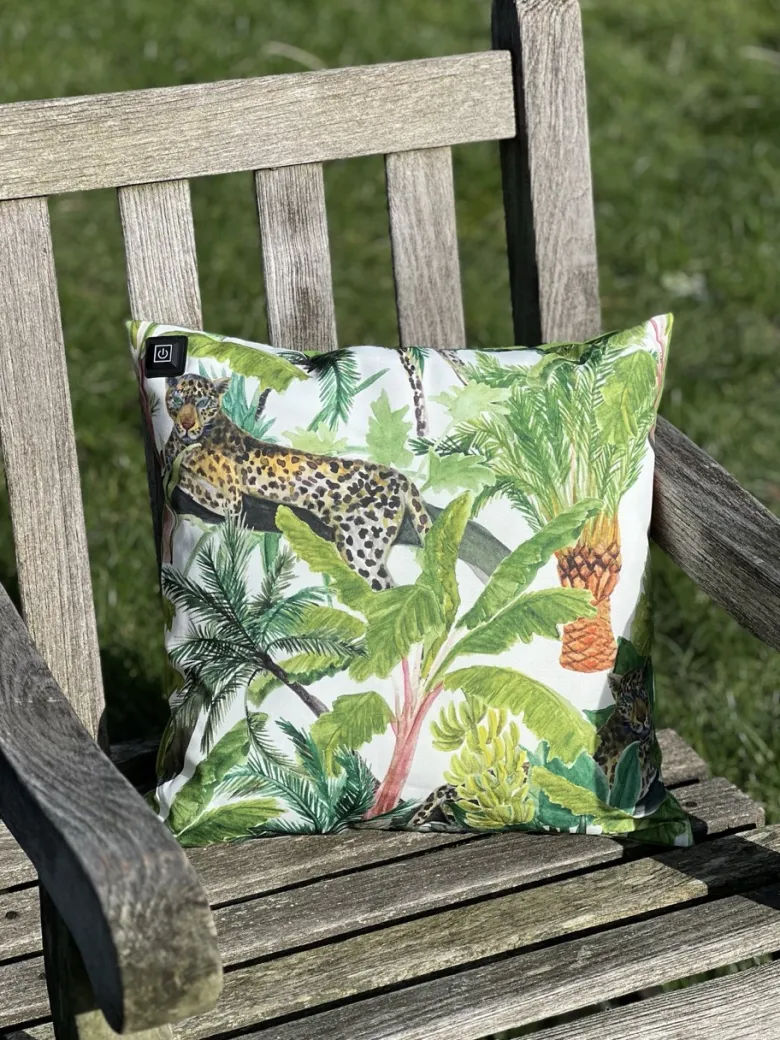 Warmpi draadloos verwarmd sierkussen - Cheeta