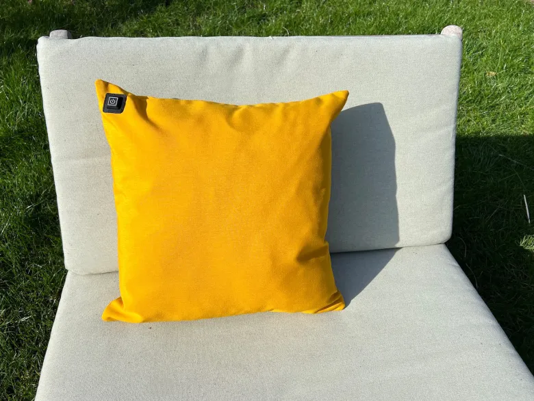 Warmpi® Outdoor verwarmd sierkussen - Yellow