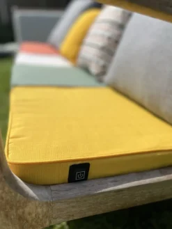 Warmpi verwarmd outdoor zitkussen - Yellow