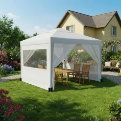 Wasabi 3 x 3 meter partytent met zijwanden - White