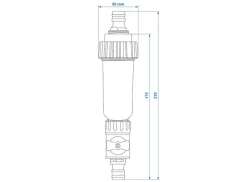 Waterfilter kraan met extra filter
