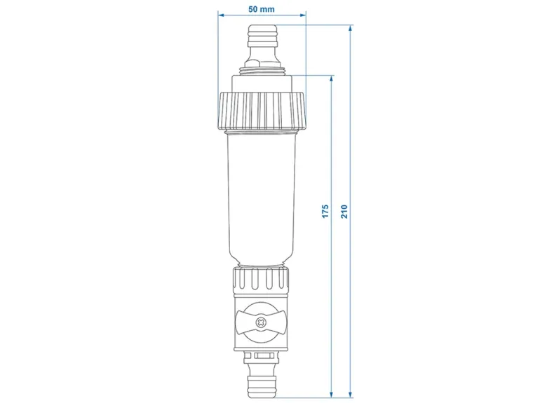 Waterfilter kraan met extra filter