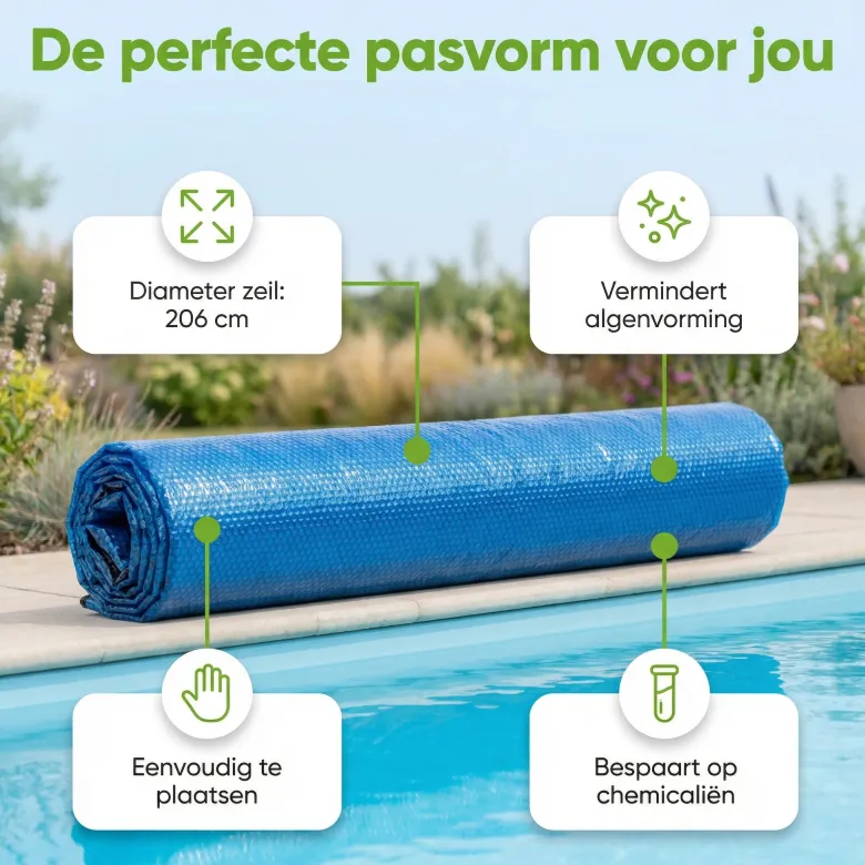 Ways d'luxe ø244 cm solarzeil