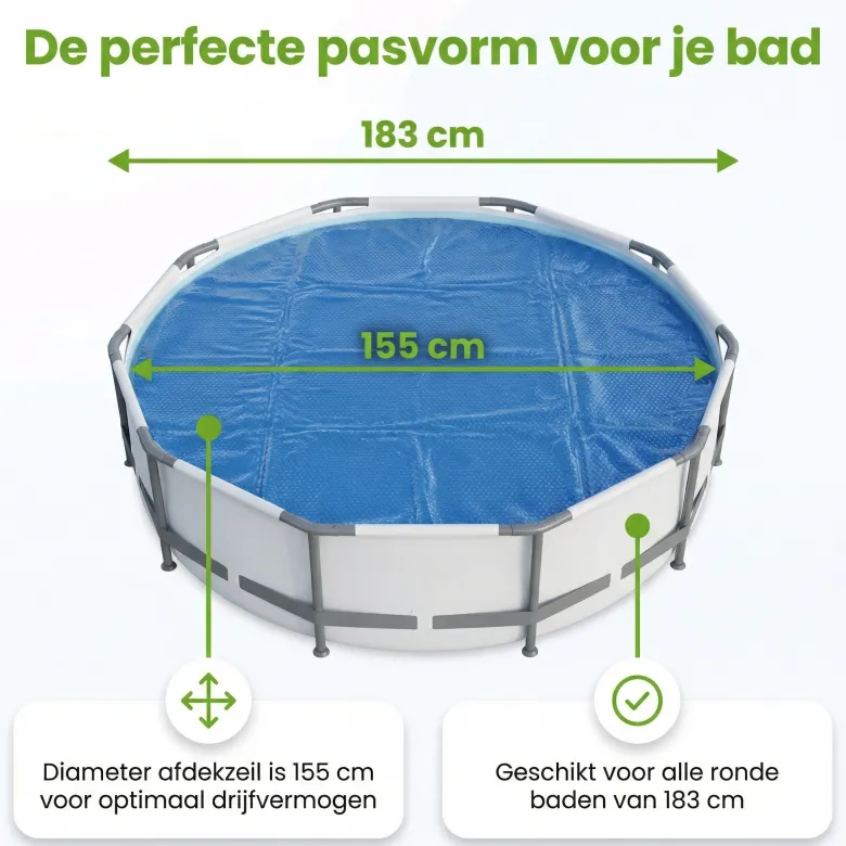 Ways d'luxe ø 183cm solarzeil