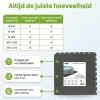 Ways d’luxe 50 x 50 cm Black vloertegels - Set van 8