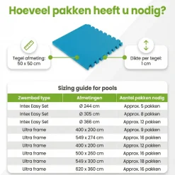 Ways d’luxe 50 x 50 cm vloertegels - Set van 8
