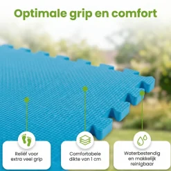 Ways d’luxe 50 x 50 cm vloertegels - Set van 8