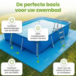 Ways d’luxe 50 x 50 cm vloertegels - Set van 8