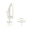 Winza 350 cm zweefparasolhoes