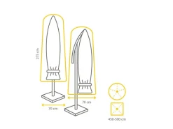 Winza Deluxe 275 x 70 cm parasolhoes