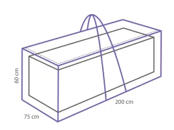 Winza deluxe XL 200 x 75 x 60 cm kussentas