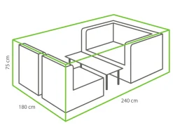Winza deluxe 240 x 180 x 75 cm loungesethoes