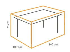 Winza deluxe 145 x 105 x 75 cm tafelhoes
