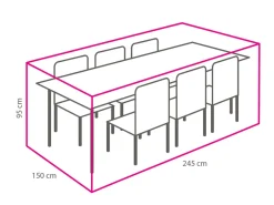 Winza deluxe 245 x 150 x 95 cm tuinsethoes