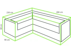 Winza Deluxe 280x230x80 L loungesethoes