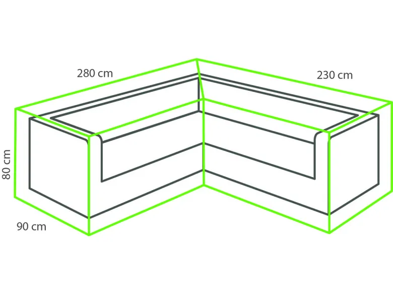 Winza deluxe 230x280x80 R loungesethoes
